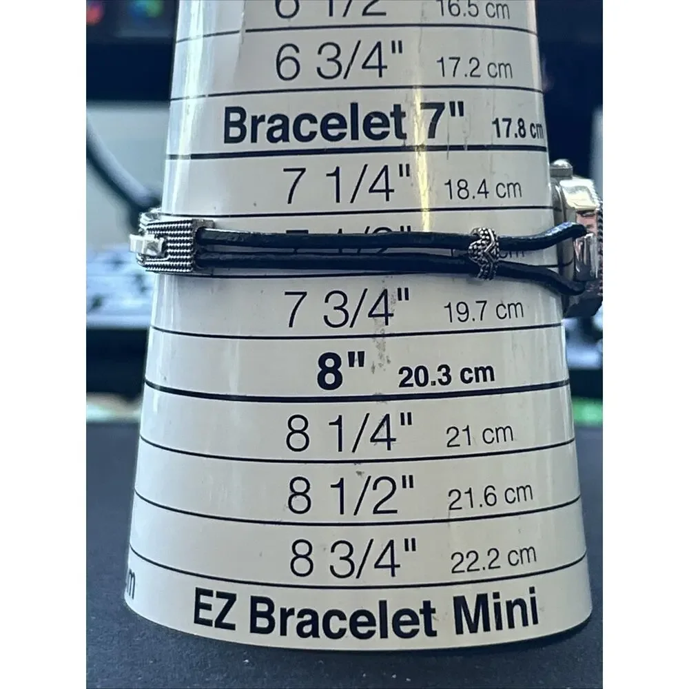 Silver Tone Black Band Marcasite Womens Quartz Watch
